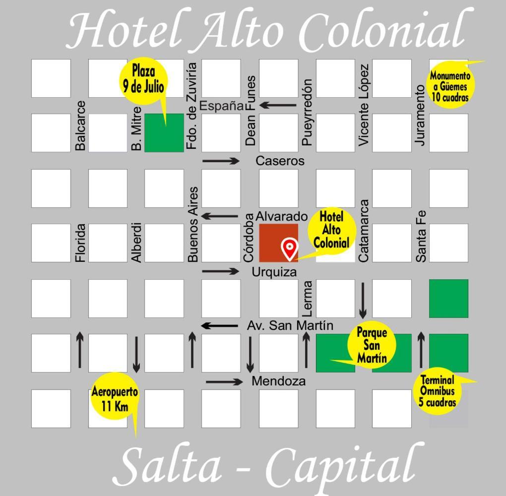 Hotel Alto Colonial Salta Exterior foto